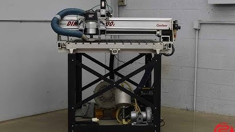 Gerber Dimension 200e Engraving Machine