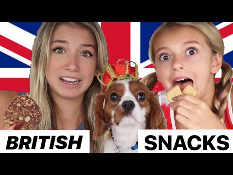 American Kids try British Candy! |Taste test UK Snacks | Quinn Sisters