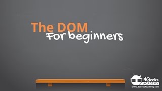 How the Document Oriented Model (DOM) works, visual/animated explanation for beginners