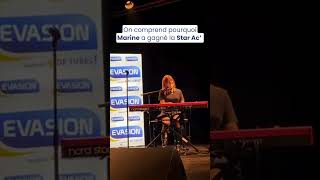 Marine chante Ma Faute en live 🎶