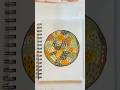 Easy Fall Art Journal Idea - No Art Skills Required #dailyart #easyart #sunandseasons