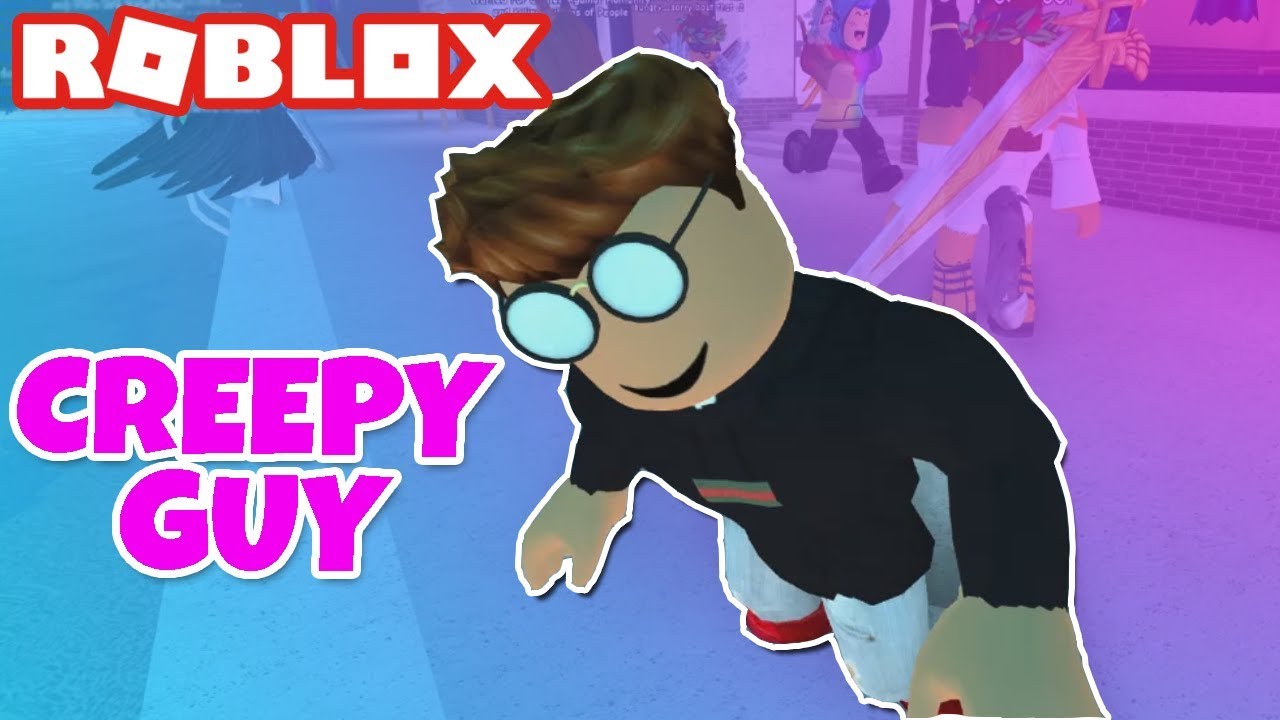 Creepy Guy In Roblox Youtube - scary guy roblox