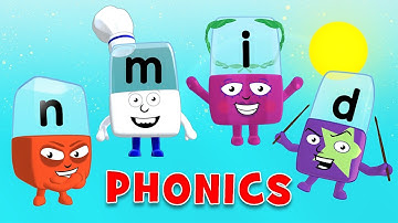 Learn to Read | Phonics for Kids | Learning Letters - I, N, M, D