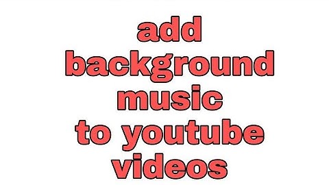 How to add background music in youtube videos| with kinemaster