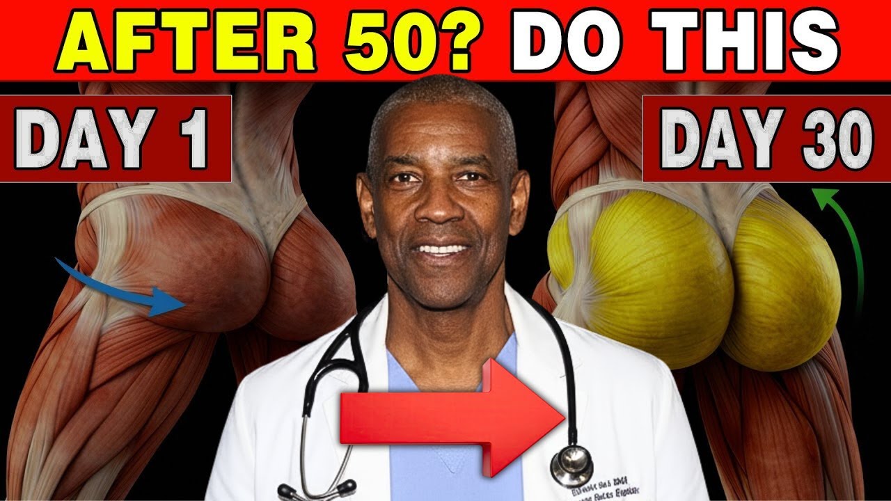 Over 50? 4 Glute Exercises Are Better Than Squats | Senior Wellness | Denzel Washington