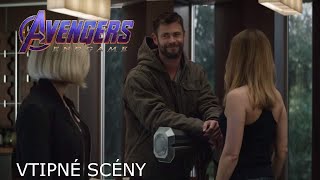 Avengers Endgame Vtipné scény CZ Dabing