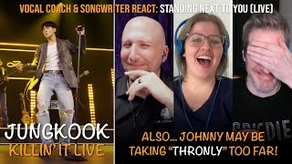 Vocal Coach & Songwriter React to the Standing Next to You (iHeart Radio LIVE)  Jungkook (BTS)
