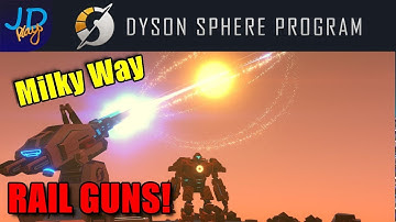 RAIL GUNS 🌌 EP21 🪐 Dyson Sphere Program Lets Play Walkthrough Guide Tutorial