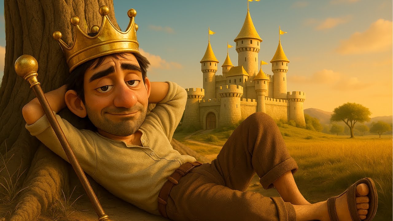 El flojo que se convirtió en rey — Una historia que te hará pensar y sonreír 👑