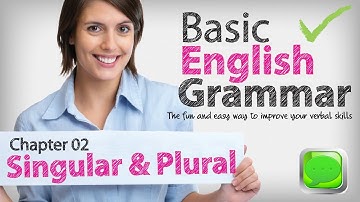 Basic English Grammar  02 -- Singular & plural nouns | English lesson | ESL | Spoken English