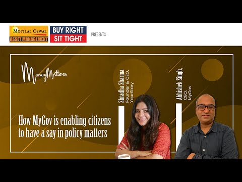 Money Matters with Shradha Sharma | How MyGov is enabling citizens to have a say in policy matters