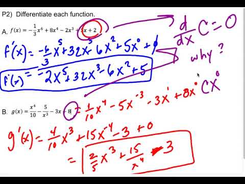 02.06 AB/BC Sum, Difference, and Constant Multiple Rules - YouTube