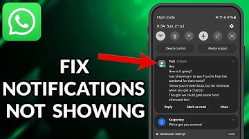 How To Fix WhatsApp Notification Not Showing On Home Screen