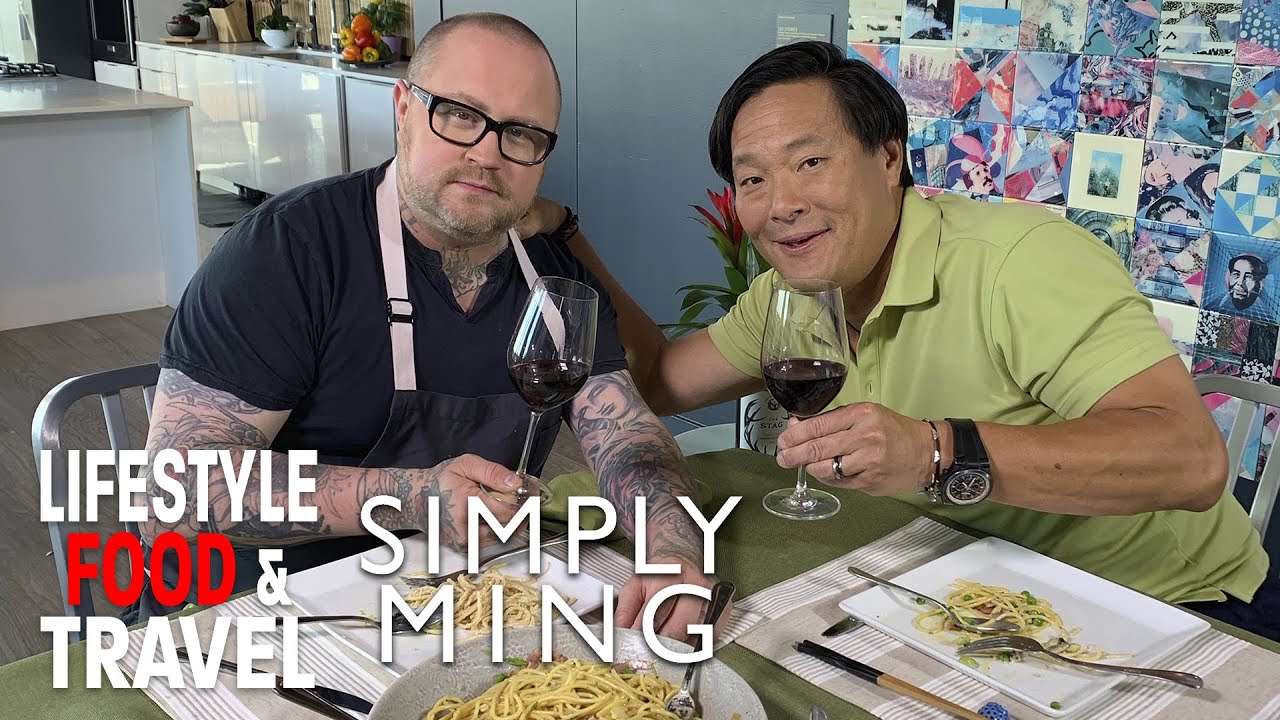 Spaghetti a la Carbonara Jamie Bissonnette | Simply Ming Season 17