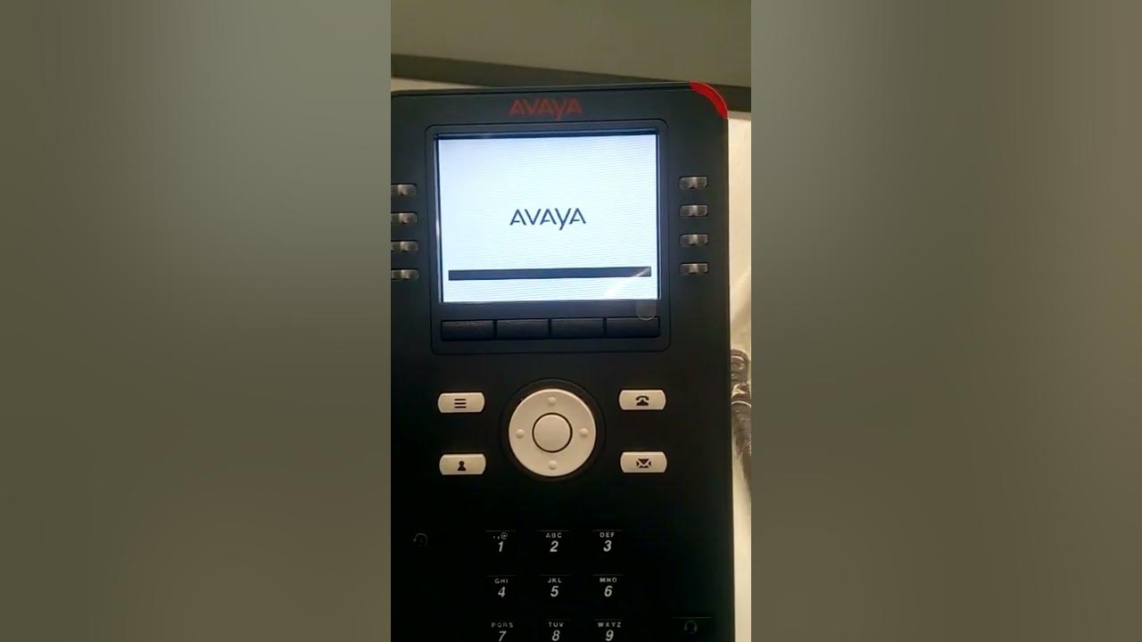 Avaya IP Phone model J169 New configuration - YouTube