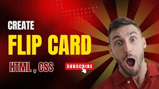 Flip Card Design Using HTML CSS Only ||Source code 📌
