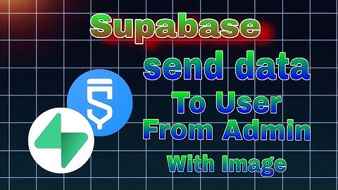 Send Data to user from admin with image using Supabase Sketchware #sketchwareappdevelopment#supabase