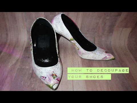 Video: Cara Decoupage Sepatu