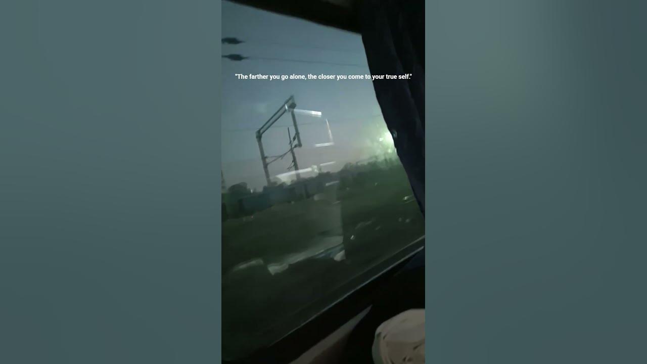 a solo traveler #love #travel #train #alone #nature #cat #broken #song #trending #shorts