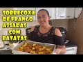 SOBRECOXA DE FRANGO ASSADA COM BATATAS