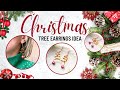 Create stunning Christmas tree earrings with memory wire and seed beads