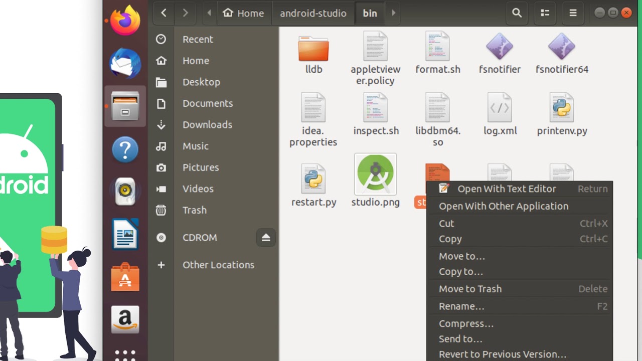 android studio download ubuntu 16.04