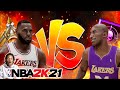 NBA 2K21 NEXT GEN KOBE BRYANT vs LEBRON JAMES!!