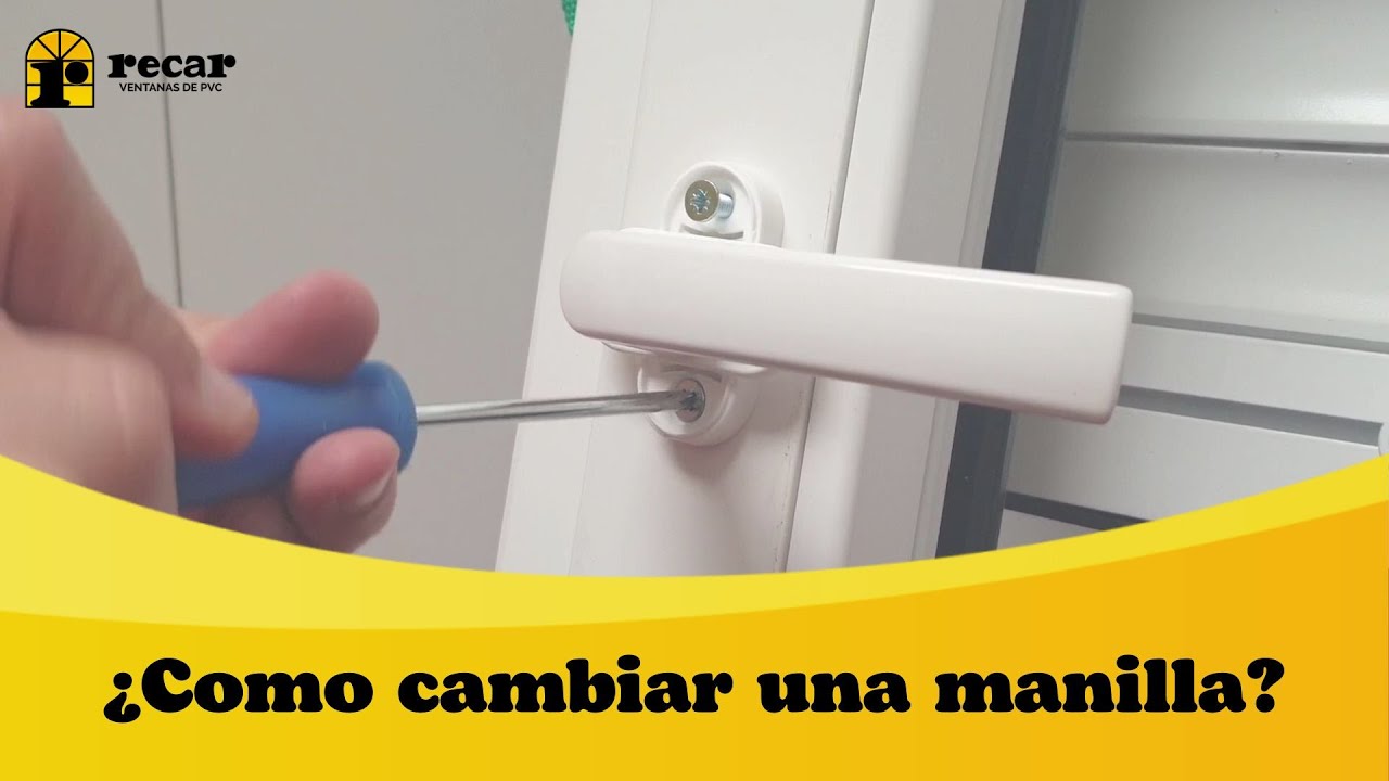 🔧Cambiar MANETA de una Ventana 🔄 Cambio sentido Manilla 