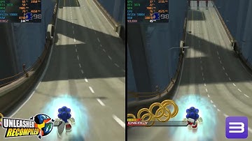 Skyscraper Scamper Act 1 (Day) - Sonic Unleashed PC Recompiled vs. RPCS3 (Max Settings 1440p)