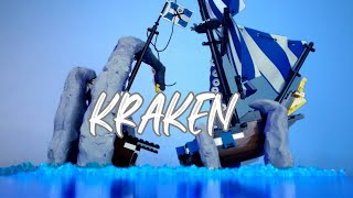 Lego Kraken - Pirate Stop Motion with Caribbean Clipper