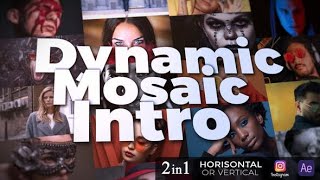 Download Free After Effects Template - Dynamic Mosaic Intro