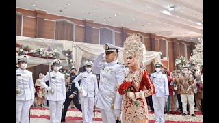 ACARA PEDANG PORA TNI AL DAN RESEPSI PERNIKAHAN ANANDA & WINDY DIPADU DENGAN ADAT MINANG