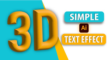 CREATE 3D TEXT EFFECTS LIKE A PRO IN ADOBE ILLUSTRATOR!