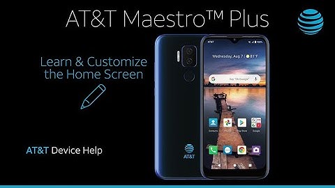 Learn and Customize the Home Screen on Your AT&T Maestro Plus | AT&T Wireless