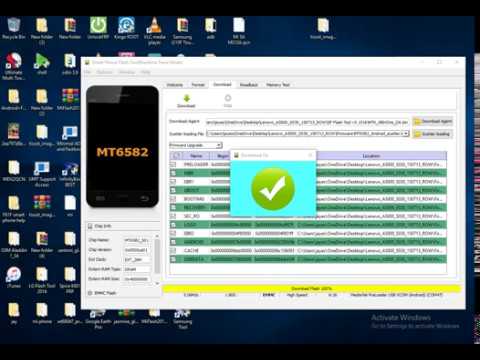 How TO Flash stock firmware Lenovo A5000 with SP Flash Tool By Smart Phone Help