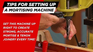 Essential Mortising Machine Setup + Game-Changing Jig Upgrade