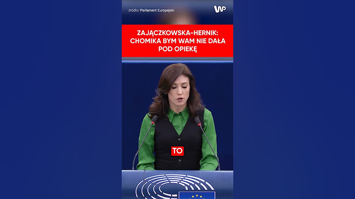 Zajączkowska-Hernik: Chomika bym wam nie dała pod opiekę