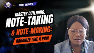 Download Lagu Lecture 5- GST111| Outlining, Note-Taking, Note-Making and Summary Writing | Dr Grace Ibanga | OOU MP3