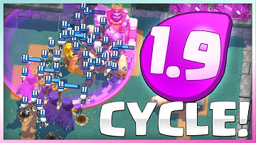 1.9 ELIXIR *FASTEST* SUPER WITCH CYCLE EVER IN CLASH ROYALE!