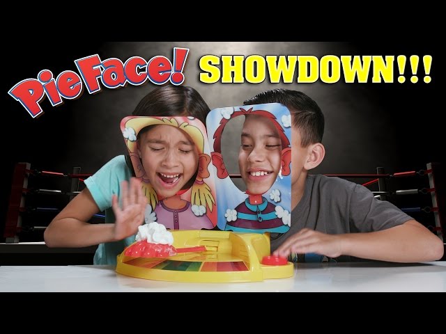 PIE FACE SHOWDOWN!!! Whipped Cream CHALLENGE! 