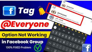 How to Tag Everyone in Facebook group not working (Problem Solve)By Jannat Ali Editor