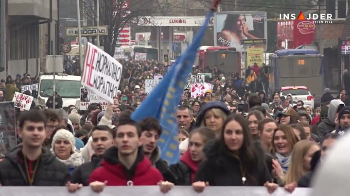 Studentski protest: Posle centra grada blokada saobraćaja i na Novom Beogradu