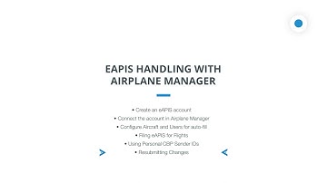 Complete Guide to eAPIS Integration in Airplane Manager: Setup & Submission