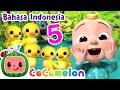 Lima Bebek Kecil 🦆 | CoComelon Bahasa Indonesia - Lagu Anak Anak | Nursery Rhymes