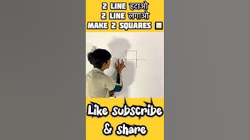 Make 2 squares challenge #shorts #viral #trending #shortsfeed #viralshorts