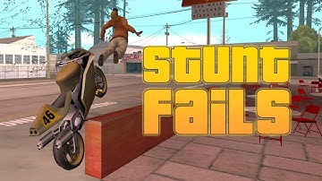 Stunt FAIL Compilation • GTA San Andreas