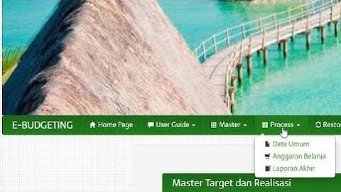 Aplikasi web  E-budgeting php mysql source code