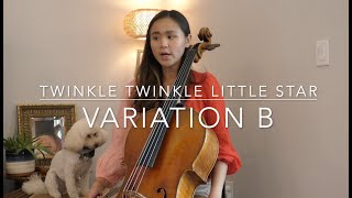 Twinkle, Twinkle, Little Star: Variation B (Cello Play Along) | Suzuki Cello Book 1