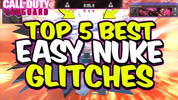 VANGUARD GLITCHES: TOP 5 Best & Easy NUKE GLITCHES Call of Duty Vanguard Glitches Easy Nukes All Map