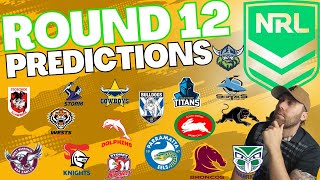 NRL Round 12 Predictions 2024 🏉 NRL Round 12 Tips